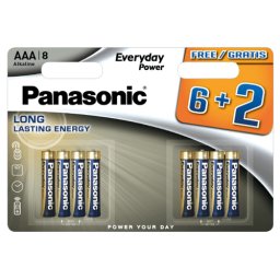 PANASONIC Everyday Power Alkalna baterija AAA (LR3) 8/1