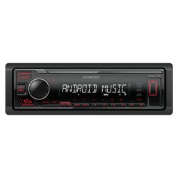 Auto radio KENWOOD KMM-105RY Tjuner/USB/AUX MOSFET 4 x 50W MP3 ACC WMA WAV FLAC 1 DIN