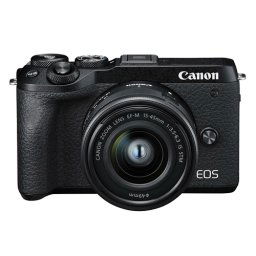 Fotoaparat CANON Fotoaparat EOS M6 MK II + Objektiv M15-45 DSLR 32.5 MPix 3" APS-C CMOS