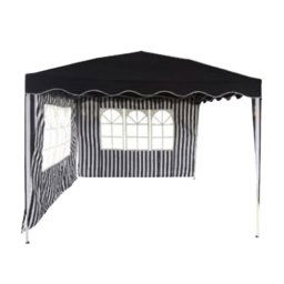 OUTDORLIFE Paviljon 3x3m GAZEBO Metal i Poliester Bela