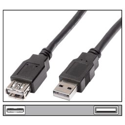 Kabl USB A-M/A-F 3m produžni