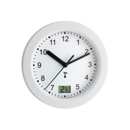 Analogni zidni sat sa digitalnim termometrom - otporan na vlagu 17cm TFA