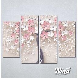 Slike na platnu Ukrasno roze drvo Nina415_4