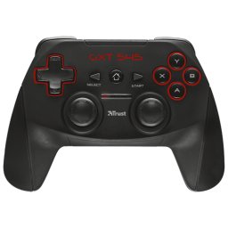 TRUST gamepad GXT 545 (Crni) Osmosmerni kursor Wireless Windows PlayStation