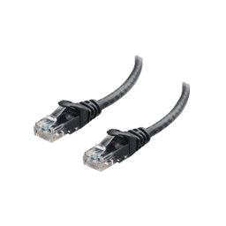 FAST ASIA Mrežni kabl 15m (Crni) CAT.6 UTP RJ 45 Patch (Ravni) Licnasti
