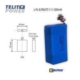 EEMB Li-Polimer 11.1V 3000mAh LP854374 ( 1258 )