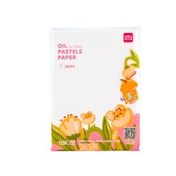 Beli papir za slikanje uljanim pastelama A4 20 listova