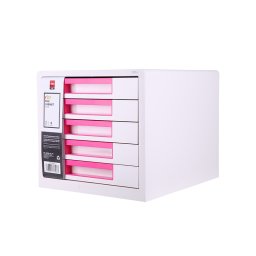 POLICE / KASETA ZA DOKUMENTA SA 5 FIOKA PINK