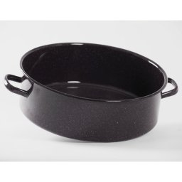 Šerpa emajlirana 15 L plitka