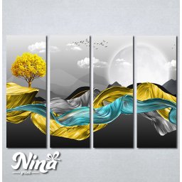 Slike na platnu Zlatno drvo Nina417_4