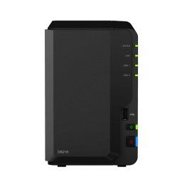 SYNOLOGY NAS DiskStation DS218 2 GB Power Reset USB one touch copy 60W Crna