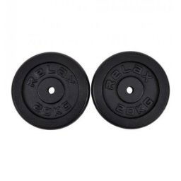 Ring tegovi 2x20kg crni standardni liveni - RX PLO1-20