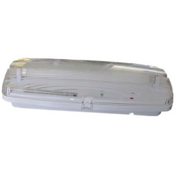 Elit+ panik lampa t5 1x8w, autonomija 3h, ip65, kuciste i poklopac od polikarbonata, sa nicd baterijama 4.8v 2000mah, test dugme, sa zastit