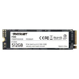 Patriot SSD M.2 NVMe 512GB P300 1700MBs1100MBs P300P512GM28