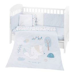 Kikka boo posteljina sa ogradicom 6 pcs 60/120 Little Fox (KKB60107)