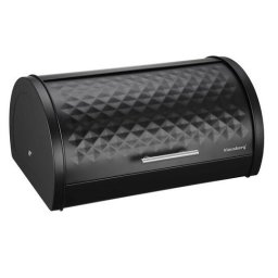 Klausberg metal crna kutija za hleb (KB7453)