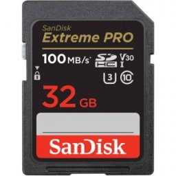 Extreme PRO SDHC UHS-I 32GB 100MB/s V30 (SDSDXXO-032G-GN4IN)