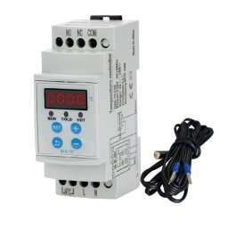 Digitalni Termostat za DIN Šinu 220VAC 10A sa Sondom (Senzorom)