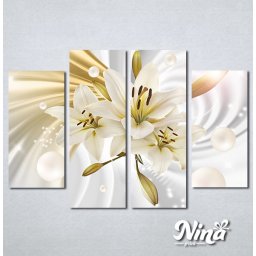 Slike na platnu Ljiljan 3d Nina420_4
