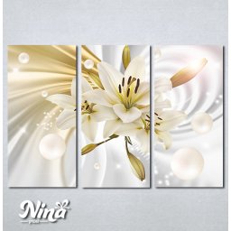 Slike na platnu Ljiljan 3d Nina420_3