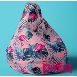 Flamingosi puder rozi lazy bag od šoteksa