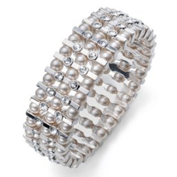 Ženska oliver weber castle pearl crystal narukvica sa swarovski perlama ( 32310 )