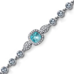 Ženska oliver weber fire laguna narukvica sa swarovski kristalima ( 32314.142 )