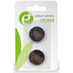 Gembird energenie CR2025 lithium button cell 3V PAK2 EG-BA-CR2025-01