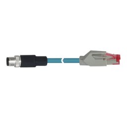 Mrežni kabal CIR-5-VG, M12 8-pina/RJ45 konektor, muški-ravni, DC 3-žični kabal l=5m, Autonics