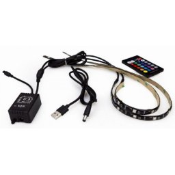 RGB LED traka Gembird LED-2SU-RGB50-01, daljinski upravljač, pakovanje 2x50 cm