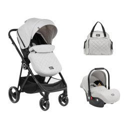 Kikka Boo Kolica GIANNI grey 2in1 set sa autosedištem (KKB10173 SET)