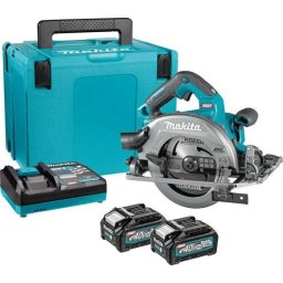 Makita akumulatorska ručna kružna testera; 40V; 2x4,0 Ah (HS004GM202)