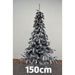 Kraljevska snežna novogodišnja jelka 150 cm