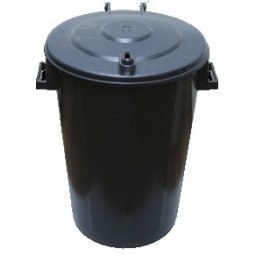 Kanta za smeće 60l Trio okrugla - Crna