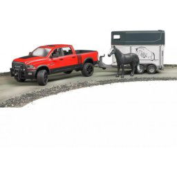 Džip RAM 2500 sa Prikolicom za Konje i Figura 025014
