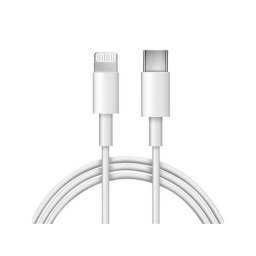 Xwave kabl USB 2.0 (TIP C) - lightning (IPHONE KOMPATIBILNI)/DUZINA 1M/3A/BAKAR/BELI/BRZO PUNJENJE ( TYPE C - IPHONE )