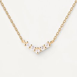 Ženska pd paola mini crown zlatna ogrlica sa pozlatom 18k ( co01-485-u )