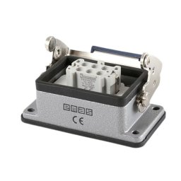 Industrijski konektor EBM06PM46, ženski, panelni,6 polni, 16A, 690V, 6 kV, IP65 Emas