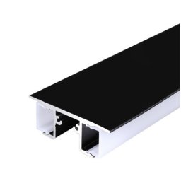 Dupli crni aluminijumski profil za LED trake