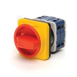 Grebenasti prekidač PSA016AK941E, 3P+Nx16A (0-1), 2 nivoa (ž/c) 90Â°, 6kA, 48x48mm IP54 Emas