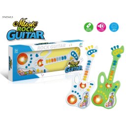 Zelena gitara za bebe sa zvukom i svetlom (972094)