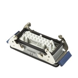 Industrijski konektor EBM16PM47, ženski, panelni, 16 polni, 16A, 690V, 6 kV, IP65 Emas