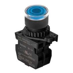 Taster plavi S2PR-P3BALM,1NO, sa LED indikacijom, 110-220Vac, 6A 250Vac IP52 Autonics