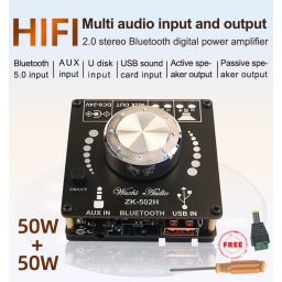 Stereo audio pojačalo 2x50W ZK-502H