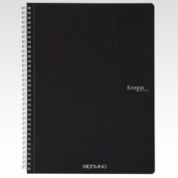 Sveska spirala A4 linija 70L 90g EcoQua Fabriano 19290209 crna (nero)