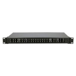Extralink patch panel 24 duplex SC/ 48 porta sa kasetom, bez modula, crni ( 2277 )