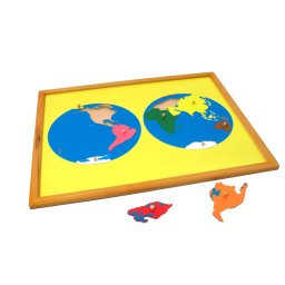 Montesori Puzzla svet 14048