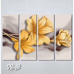 Slike na platnu Krem bez cvetovi Nina436_4