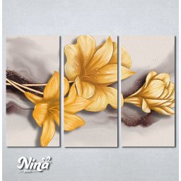 Slike na platnu Krem bez cvetovi Nina436_3
