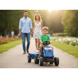 MMX Dečiji Traktor na pedale Plavi